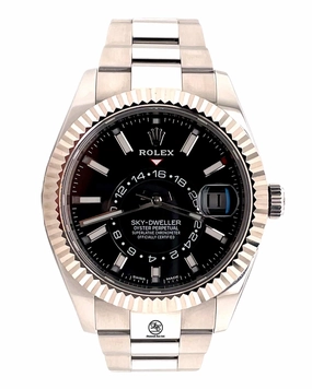 Rolex Sky-Dweller 326934 Black Dial Box and Papers PreOwned