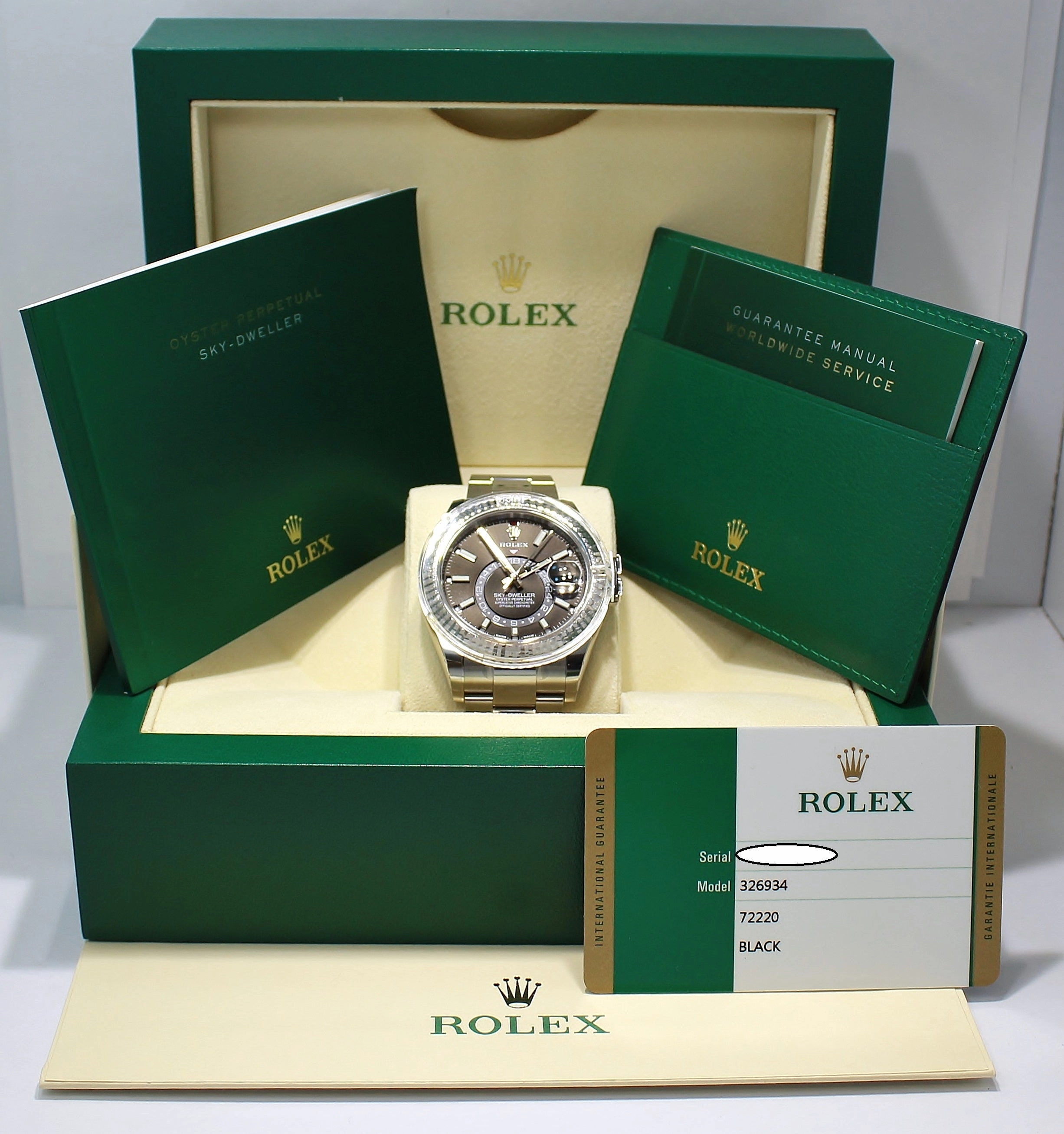 Rolex Sky-Dweller 326934 BLKRO UNWORN