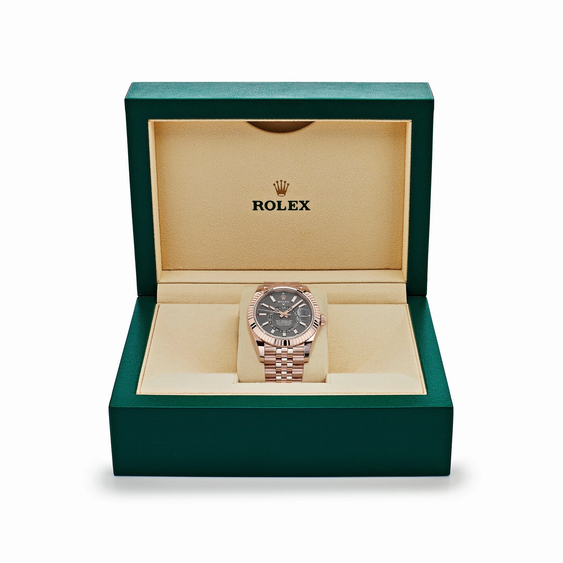 Rolex Sky-Dweller 336935 Everose Gold Slate Dial Jubilee