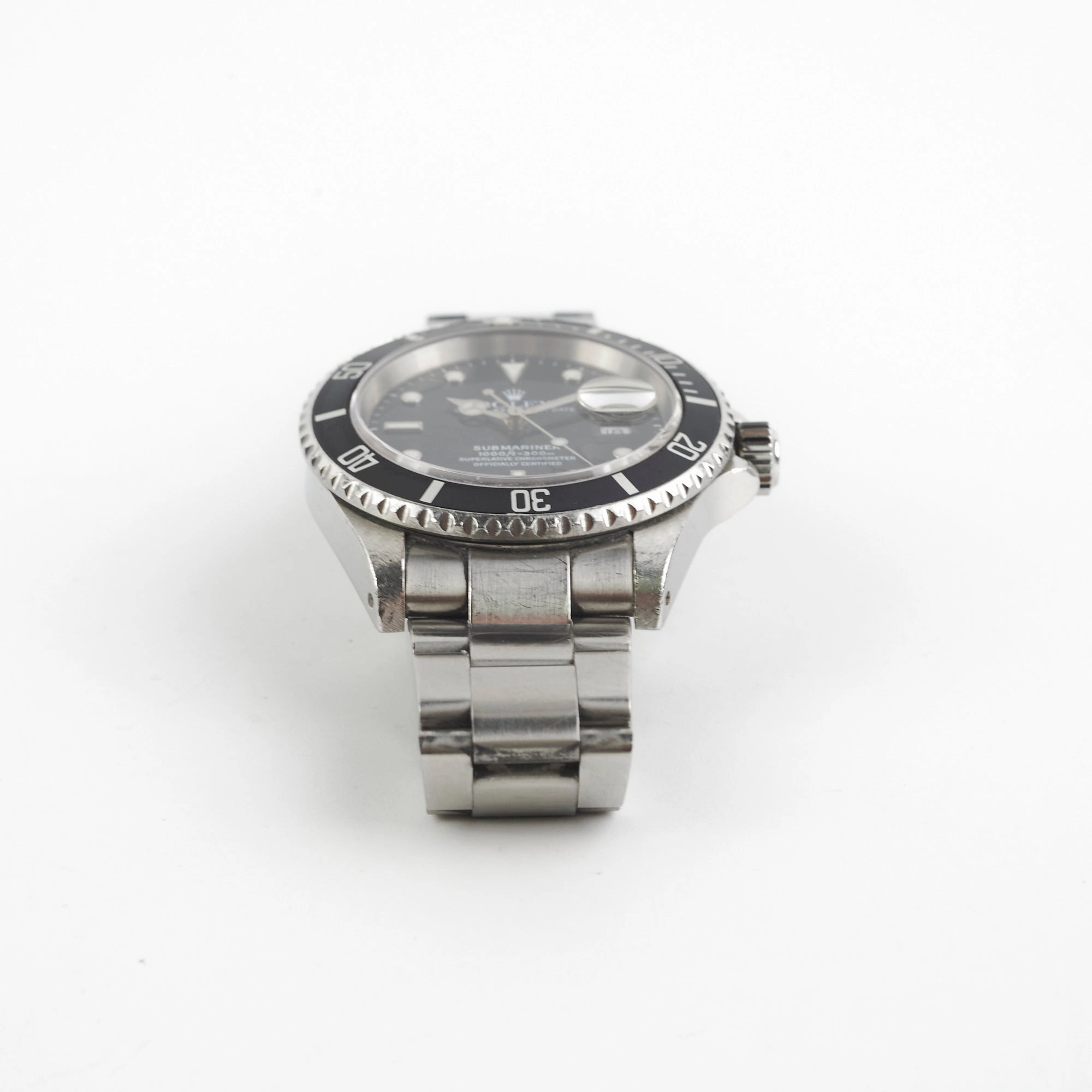 Rolex Submariner 40mm Black Face Watch - Year 2000