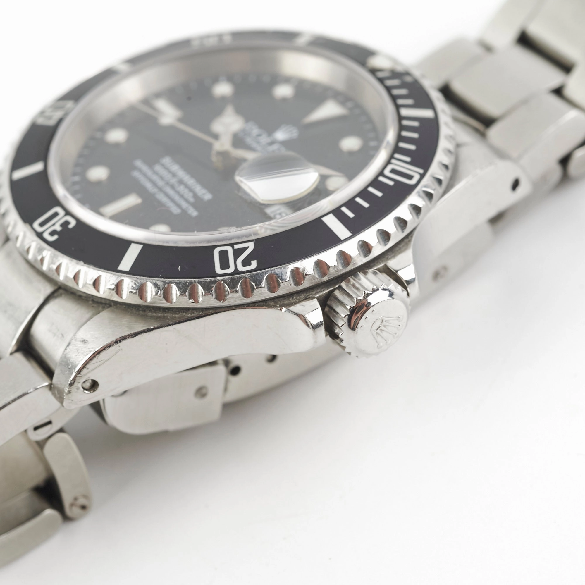 Rolex Submariner 40mm Black Face Watch - Year 2000