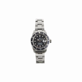 Rolex Submariner 40mm Black Face Watch - Year 2000