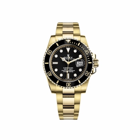 Rolex Submariner Date 116618LN Yellow Gold Black Dial (2015)