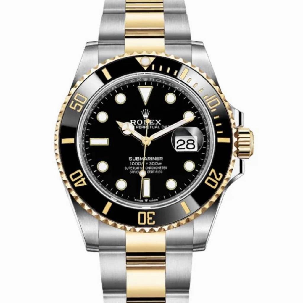 Rolex Submariner Date 41mm - Ref: 126613ln-0002 - Black Dial, Two Tone Stainless Steel & 18K Yellow Gold Oyster Bracelet Watch