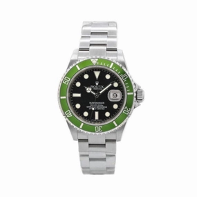 Rolex Submariner Date "Kermit" 40mm - Ref: 116610LV - Black Dial, Stainless Steel Oyster Bracelet Watch