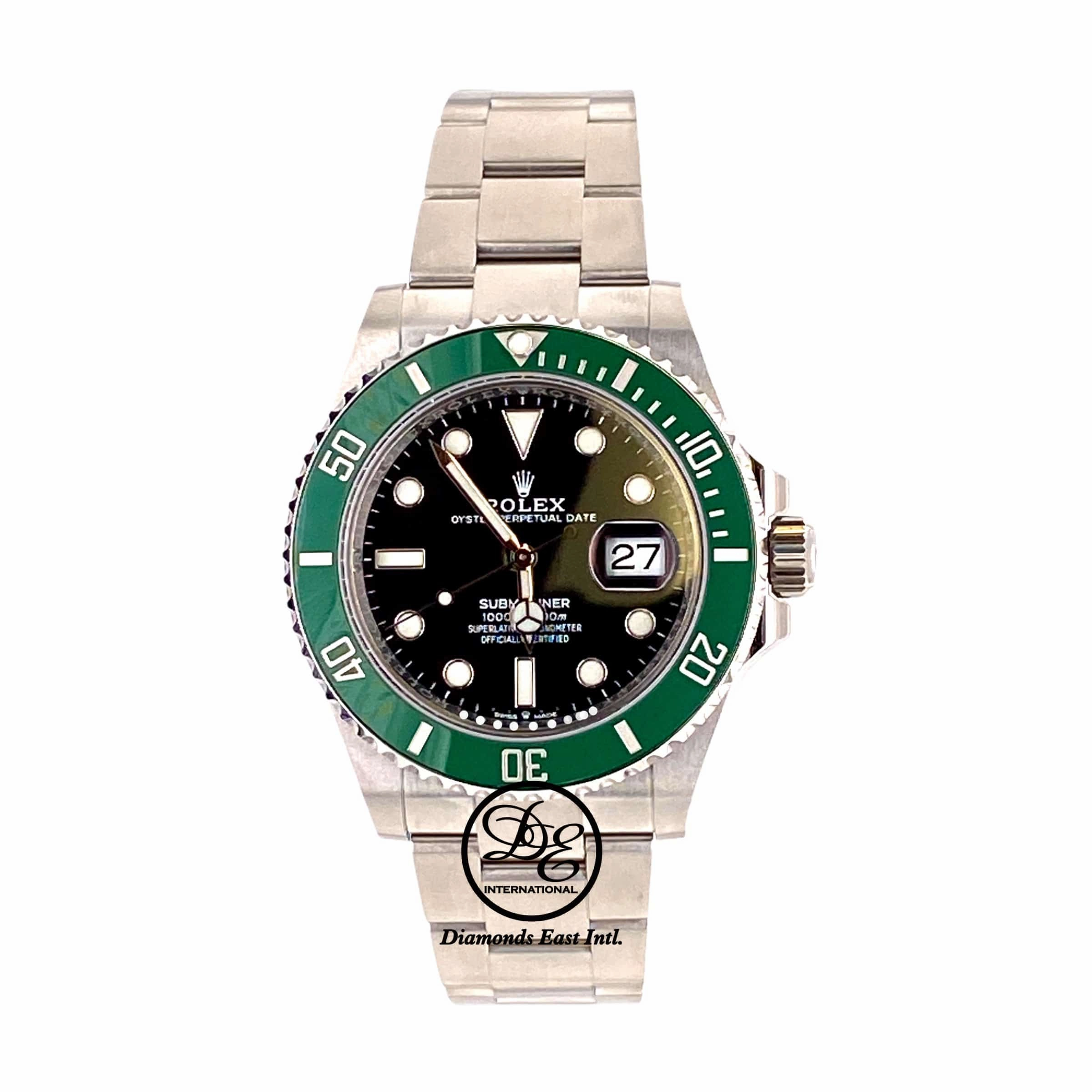 Rolex Submariner Kermit 126610LV Date Oyster Steel Ceramic Bezel Watch 2022 UNWORN