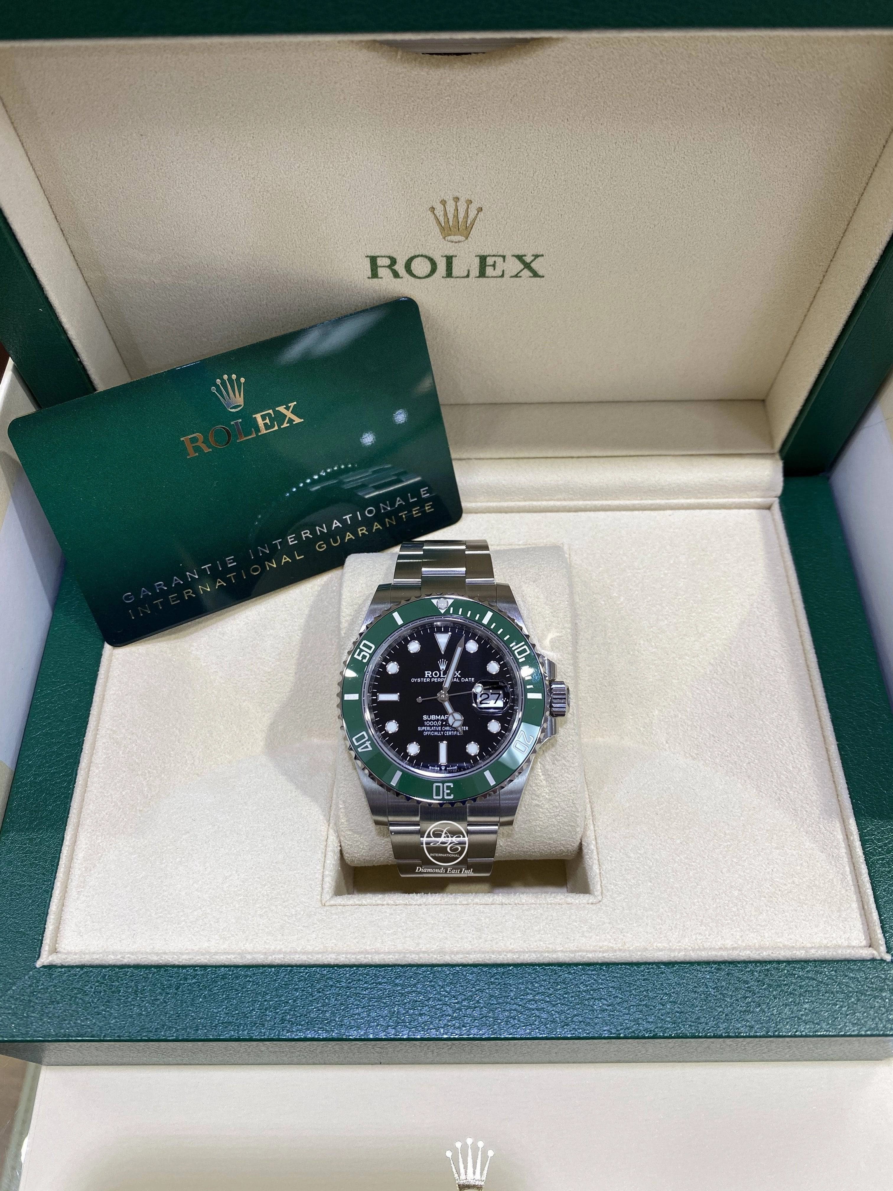 Rolex Submariner Kermit 126610LV Date Oyster Steel Ceramic Bezel Watch 2022 UNWORN
