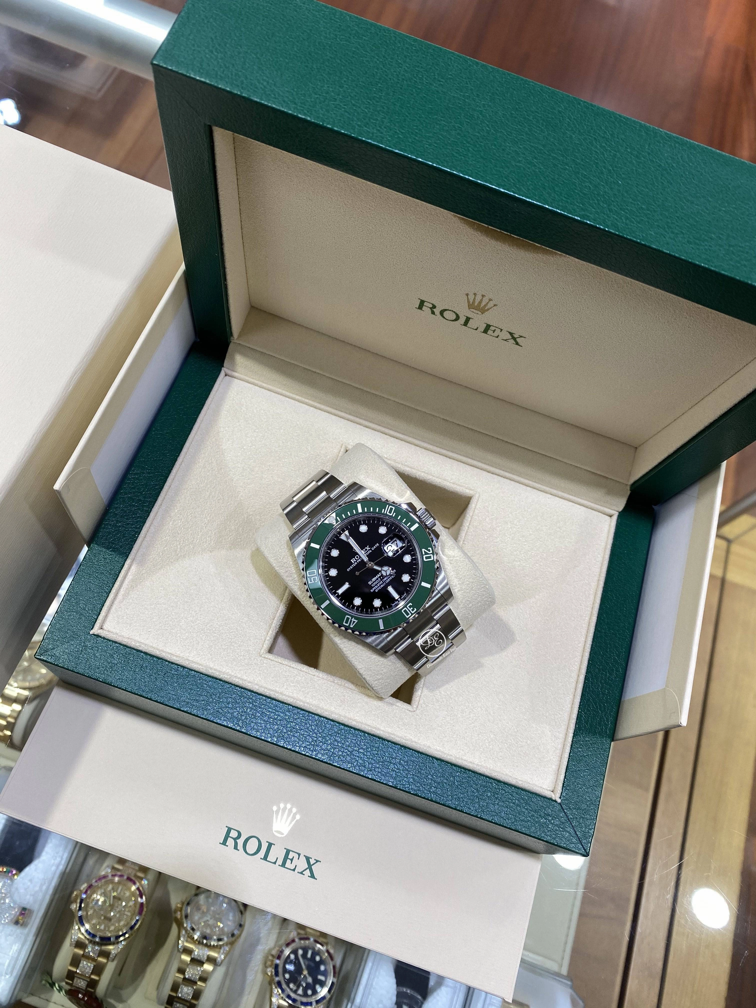 Rolex Submariner Kermit 126610LV Date Oyster Steel Ceramic Bezel Watch 2022 UNWORN