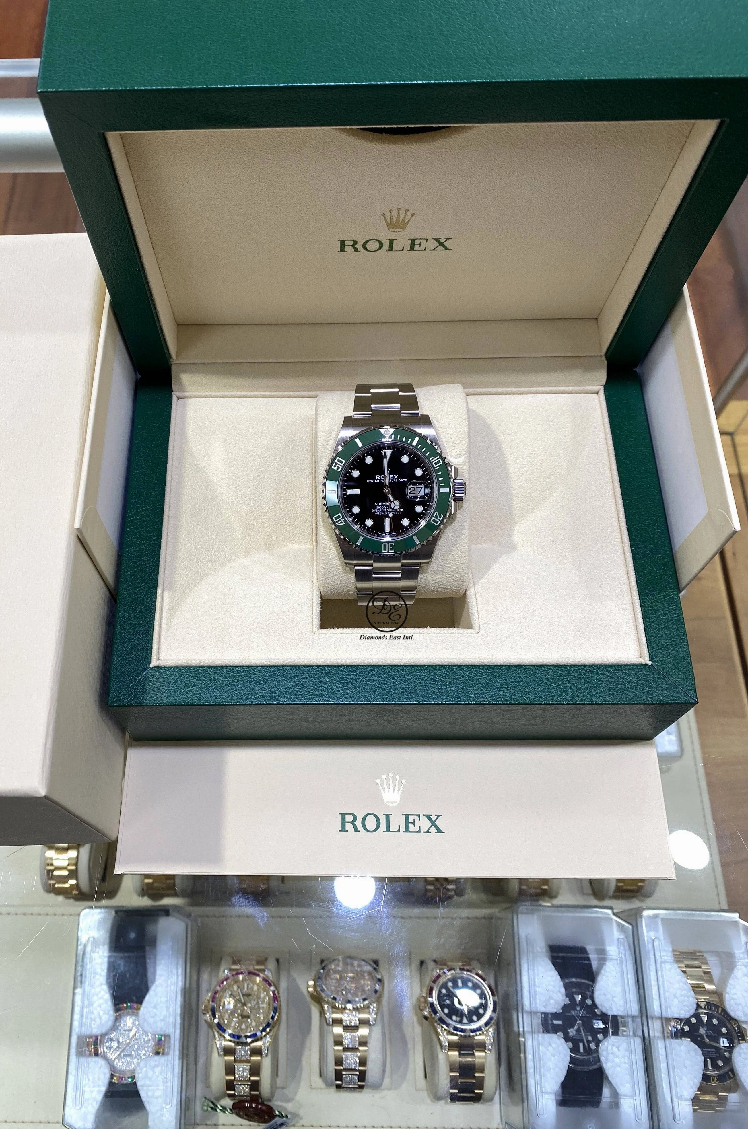Rolex Submariner Kermit 126610LV Date Oyster Steel Ceramic Bezel Watch 2022 UNWORN