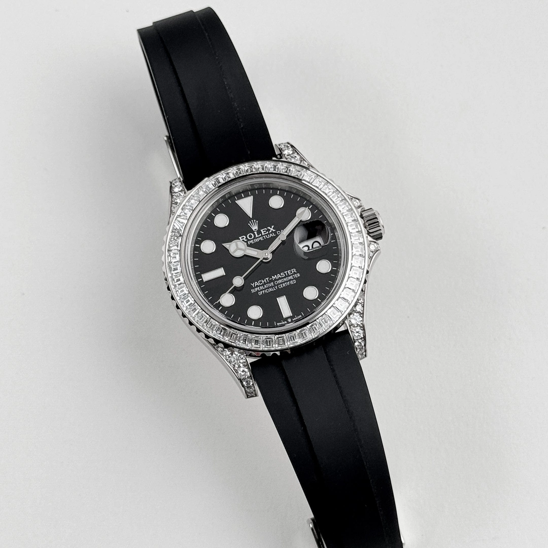 Rolex Yacht-Master 42 226679TBR White Gold Black Dial Diamond Bezel (2023)
