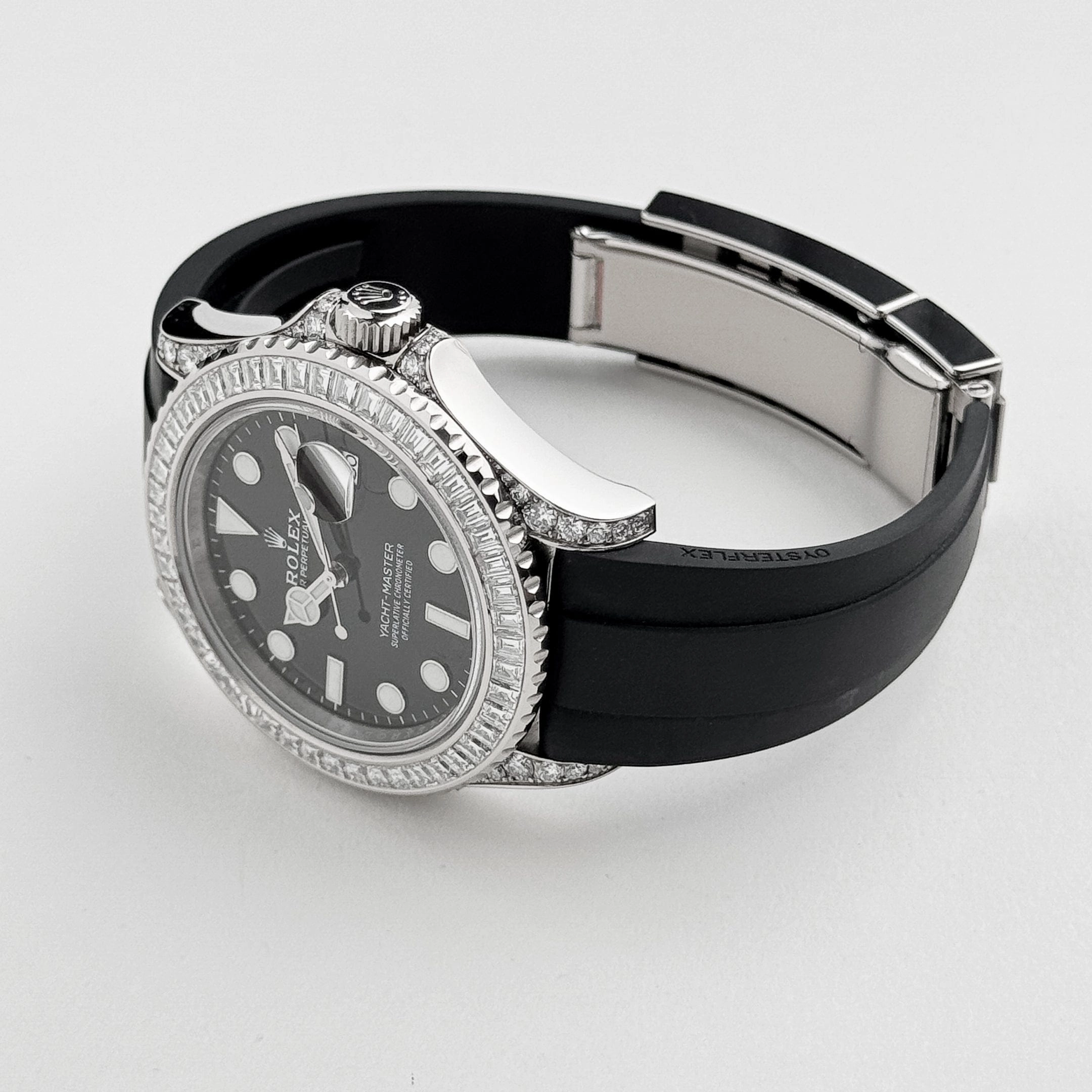 Rolex Yacht-Master 42 226679TBR White Gold Black Dial Diamond Bezel (2023)
