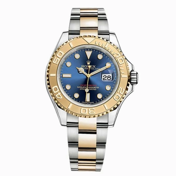 Rolex Yachtmaster 40mm - Ref: 16623BL - Blue Dial, Two Tone Stainless Steel & 18K Yellow Gold Oyster Bracelet Men's Watch