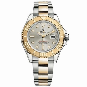 Rolex Yachtmaster 40mm - Ref: 16623GSO - Silver Dial, Two Tone Stainless Steel & 18K Yellow Gold Oyster Bracelet Men's Watch