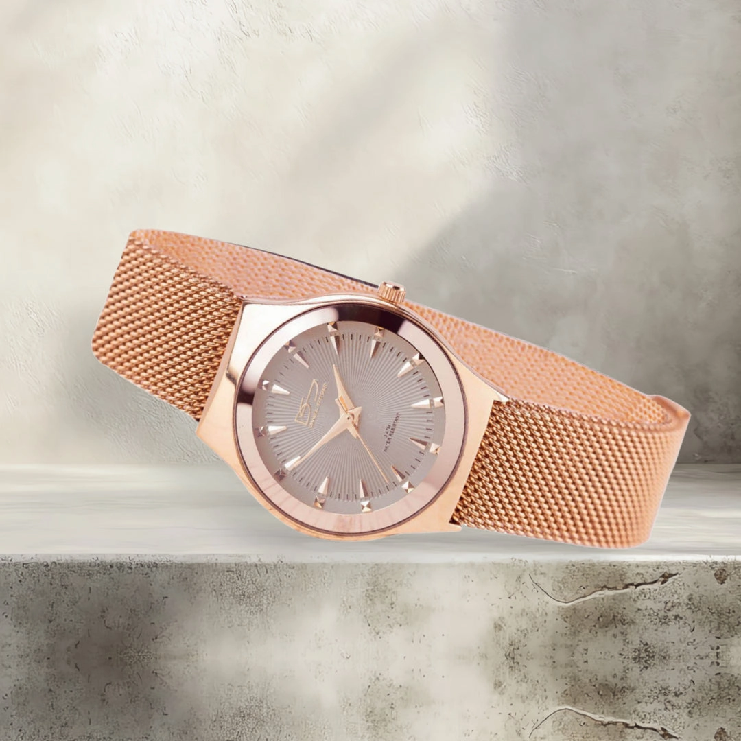 Rondo Milanese Magnetic Rose Gold Ladies Watch