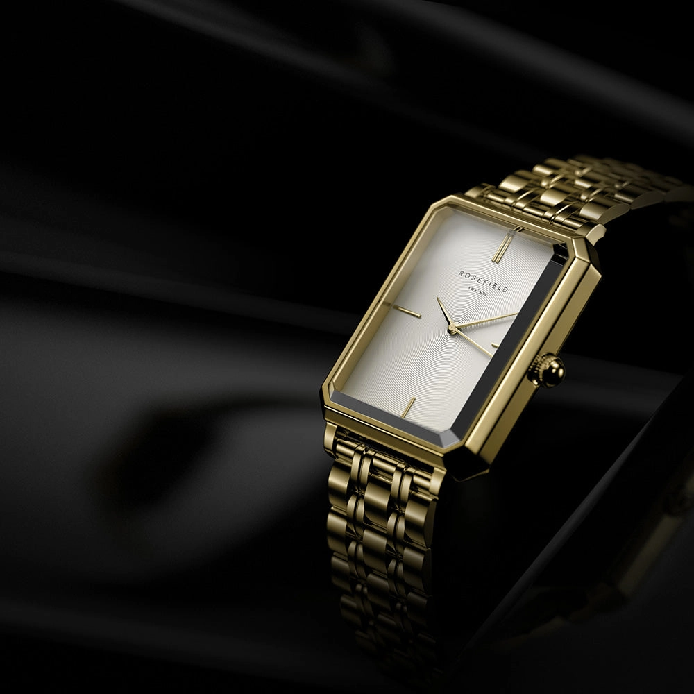 Rosefield OCWSG-O40 Gold Octagon Ladies Watch