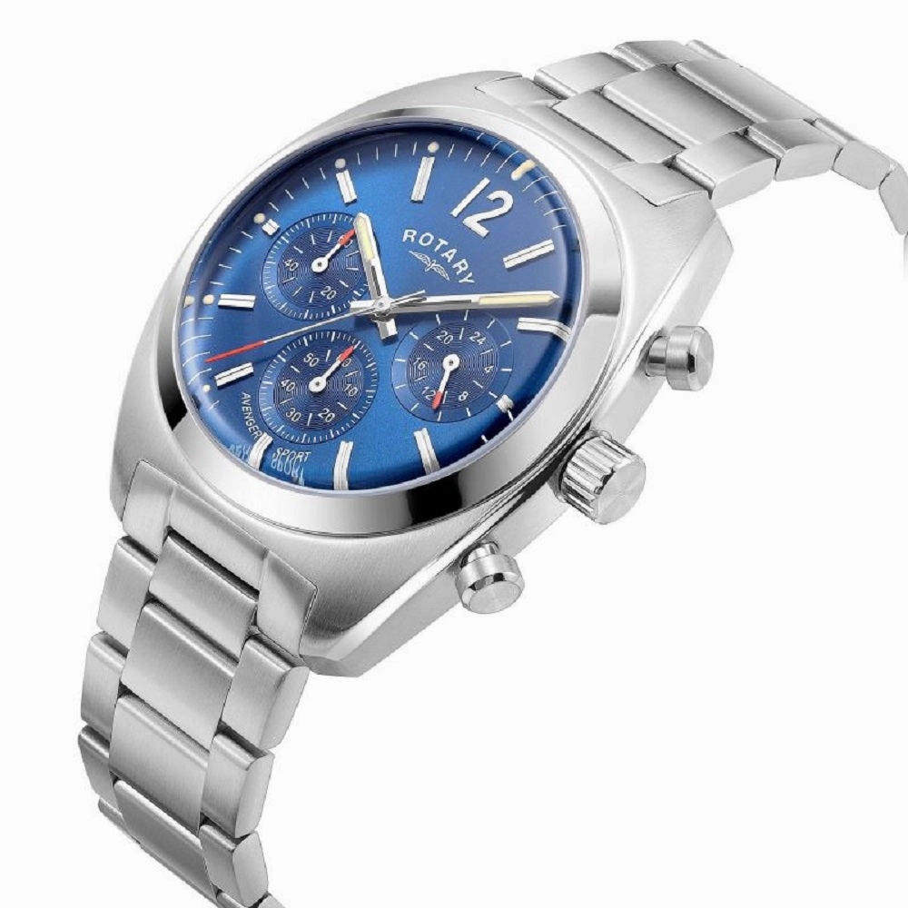 Rotary Avenger Sport Blue Dial Mens Watch GB05485-05