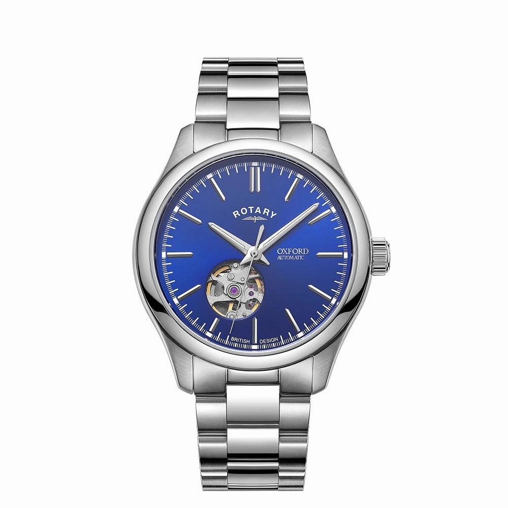 Rotary Oxford Automatic Blue Dial Mens Watch GB05095/05