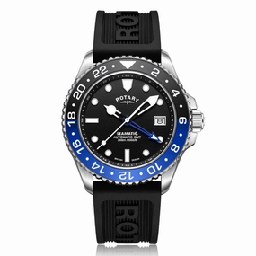 Rotary Seamatic Automatic GMT Mens Watch GS04378/96