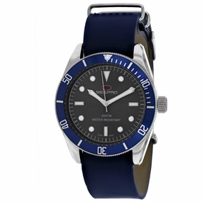 Seapro Men's Watch - Revival Quartz Silver Tone Case Grey Dial Blue Strap | SP0301