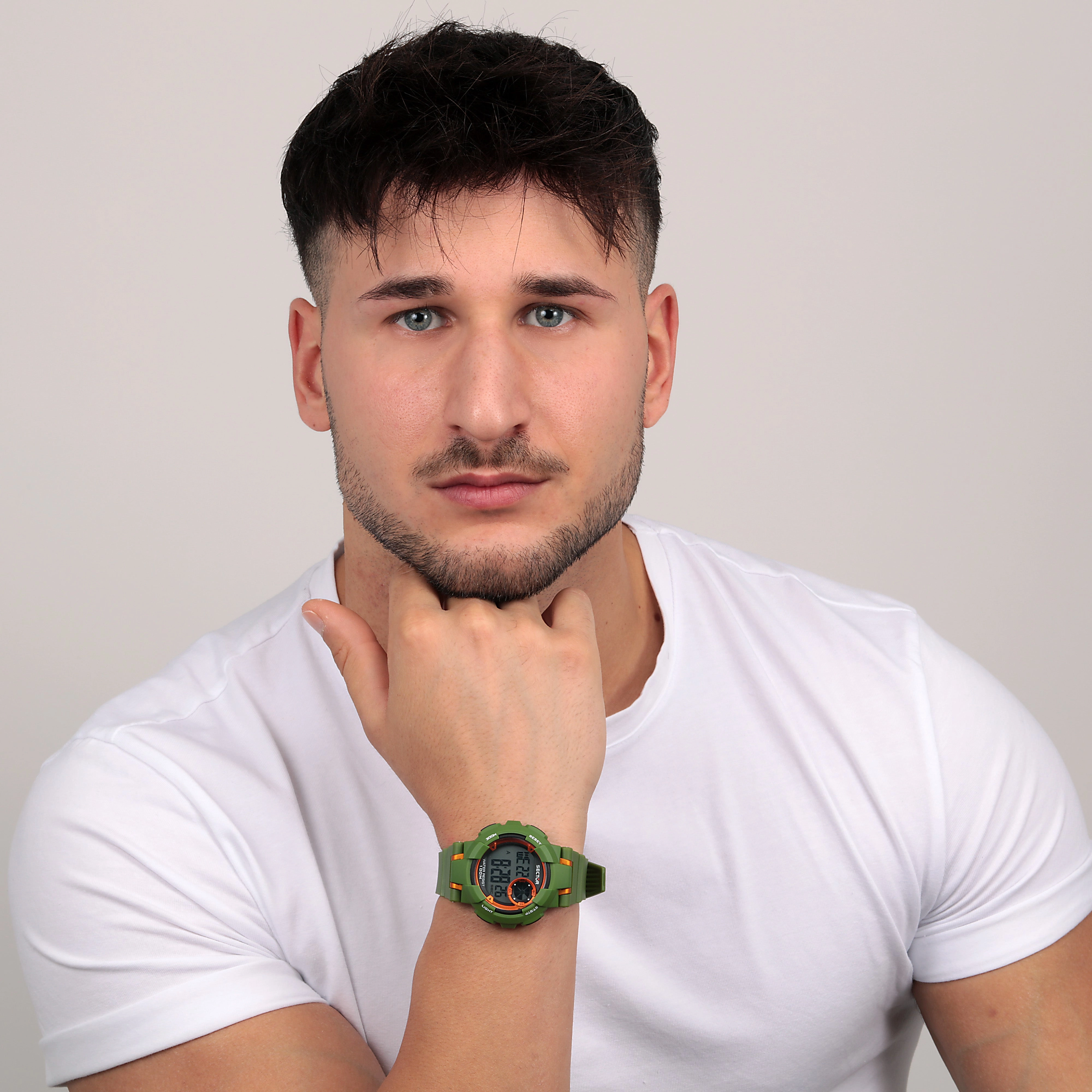 Sector EX-36 Army Green Digital Watch R3251283003