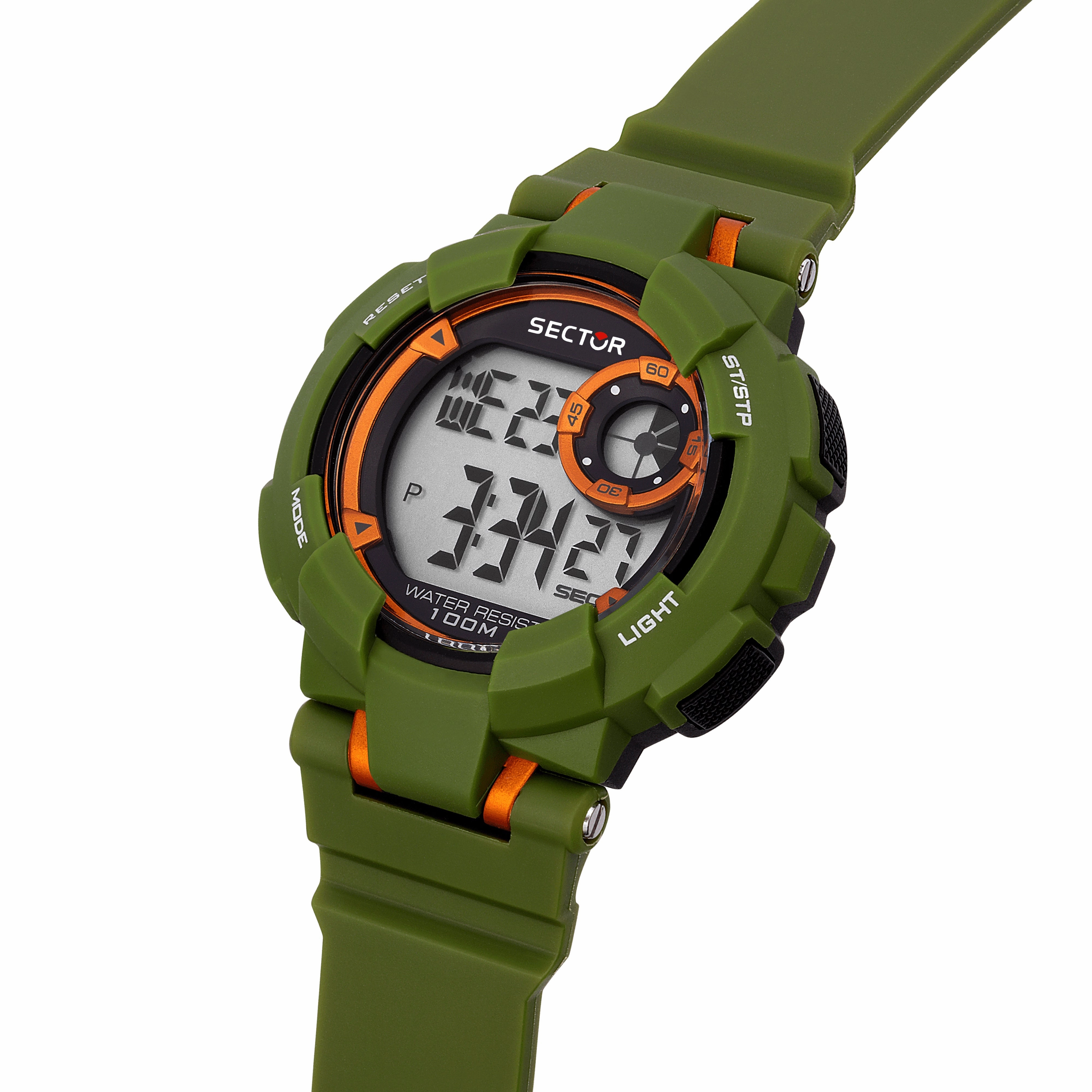 Sector EX-36 Army Green Digital Watch R3251283003