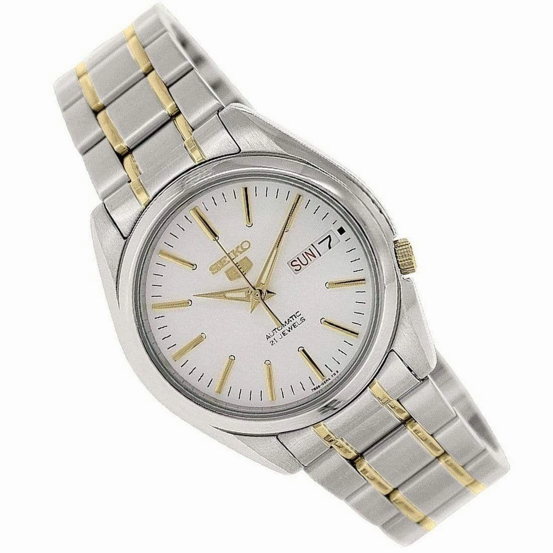 Seiko 5 SNKL47K1  Silver Stainless Automatic Watch Men
