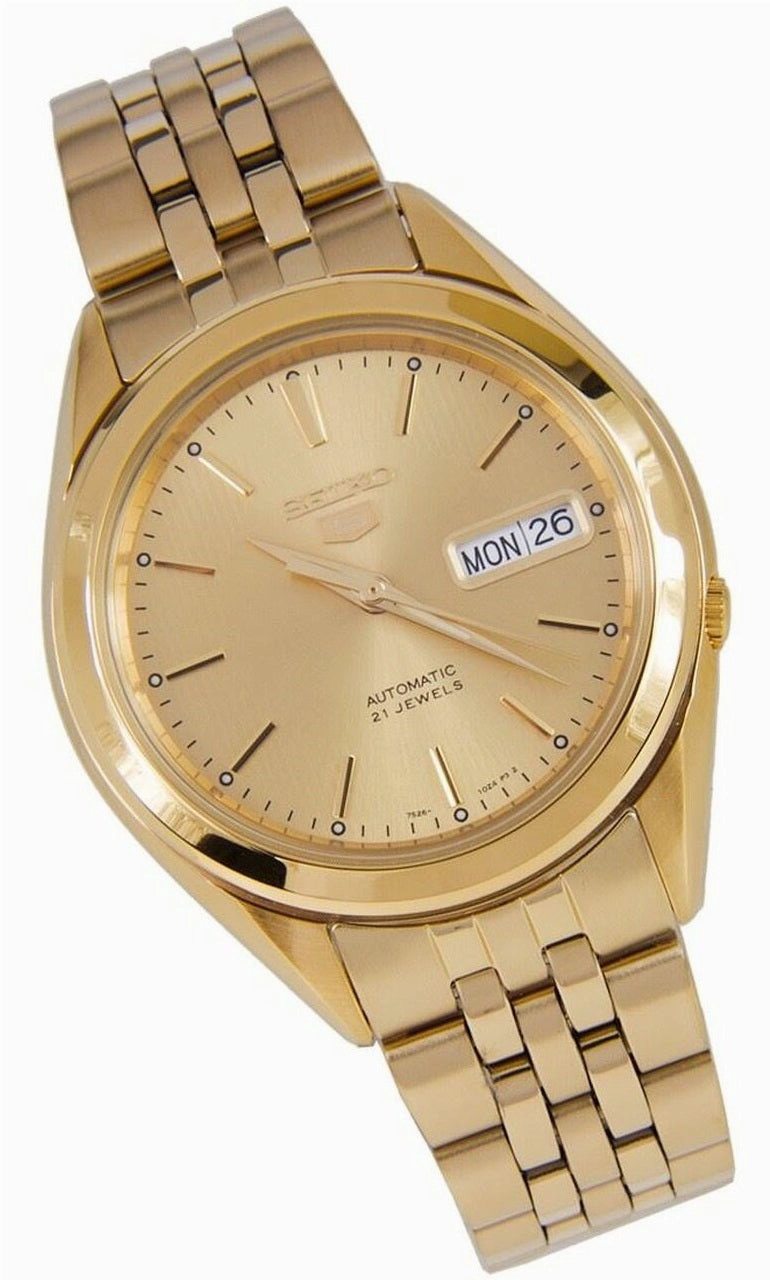 Seiko 5 SNKL48K1 Gold Stainless Automatic Watch Men