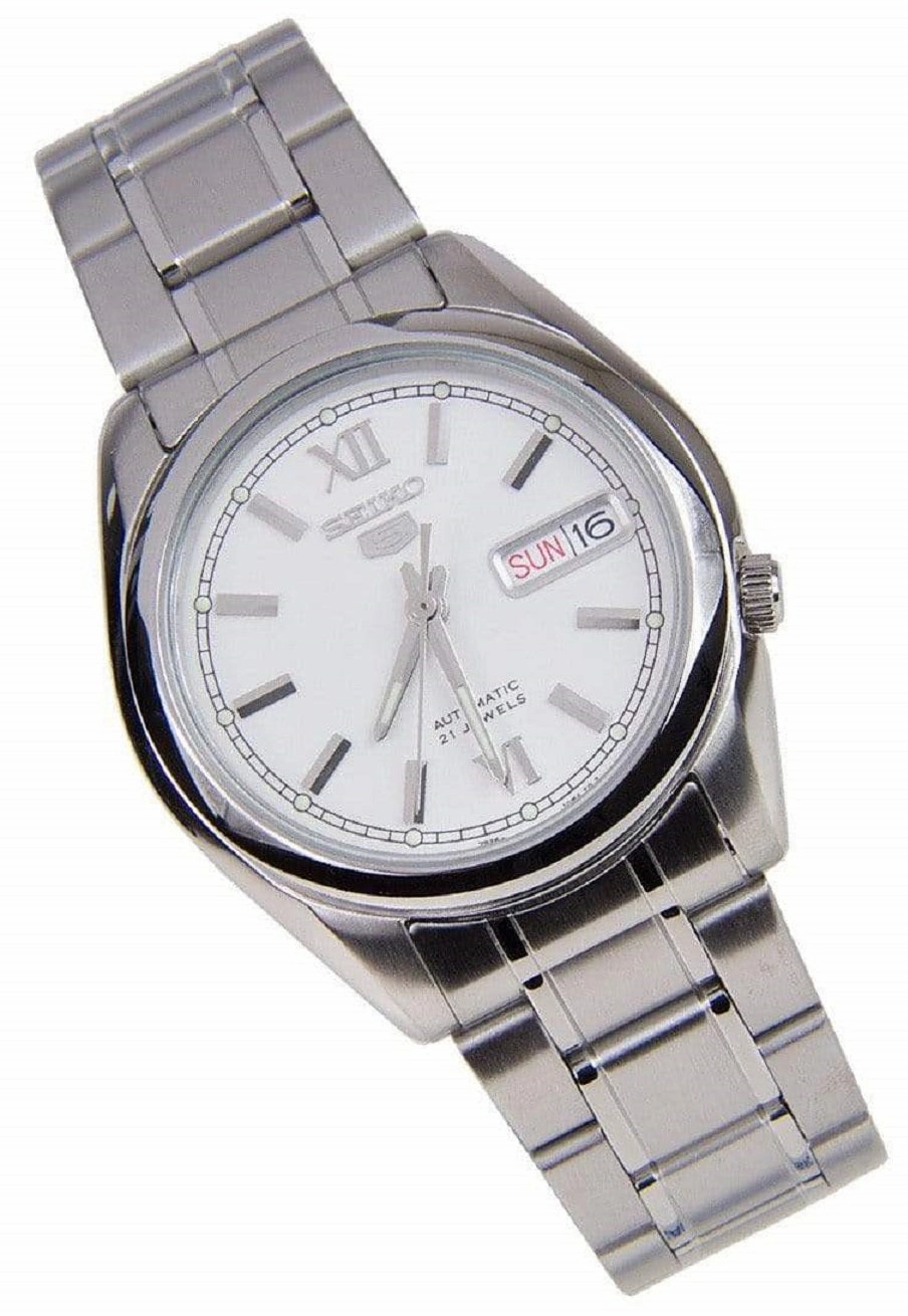 Seiko 5 SNKL51K1  Silver Stainless Automatic Watch Men