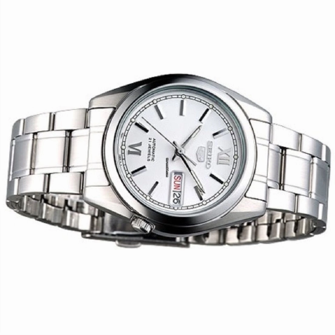 Seiko 5 SNKL51K1  Silver Stainless Automatic Watch Men