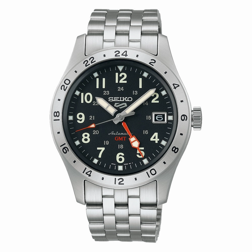 Seiko 5 Sports Field 'Deploy' Mechanical GMT Mens Watch SSK023K1