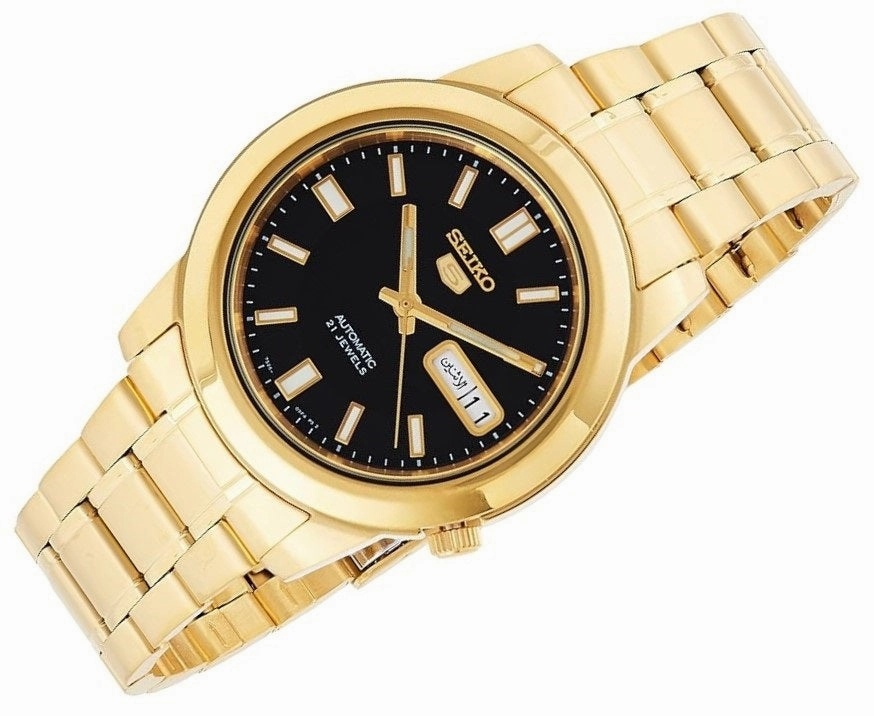 Seiko 5 Sports SNKL88K1 Gold Stainless Automatic Watch for Men