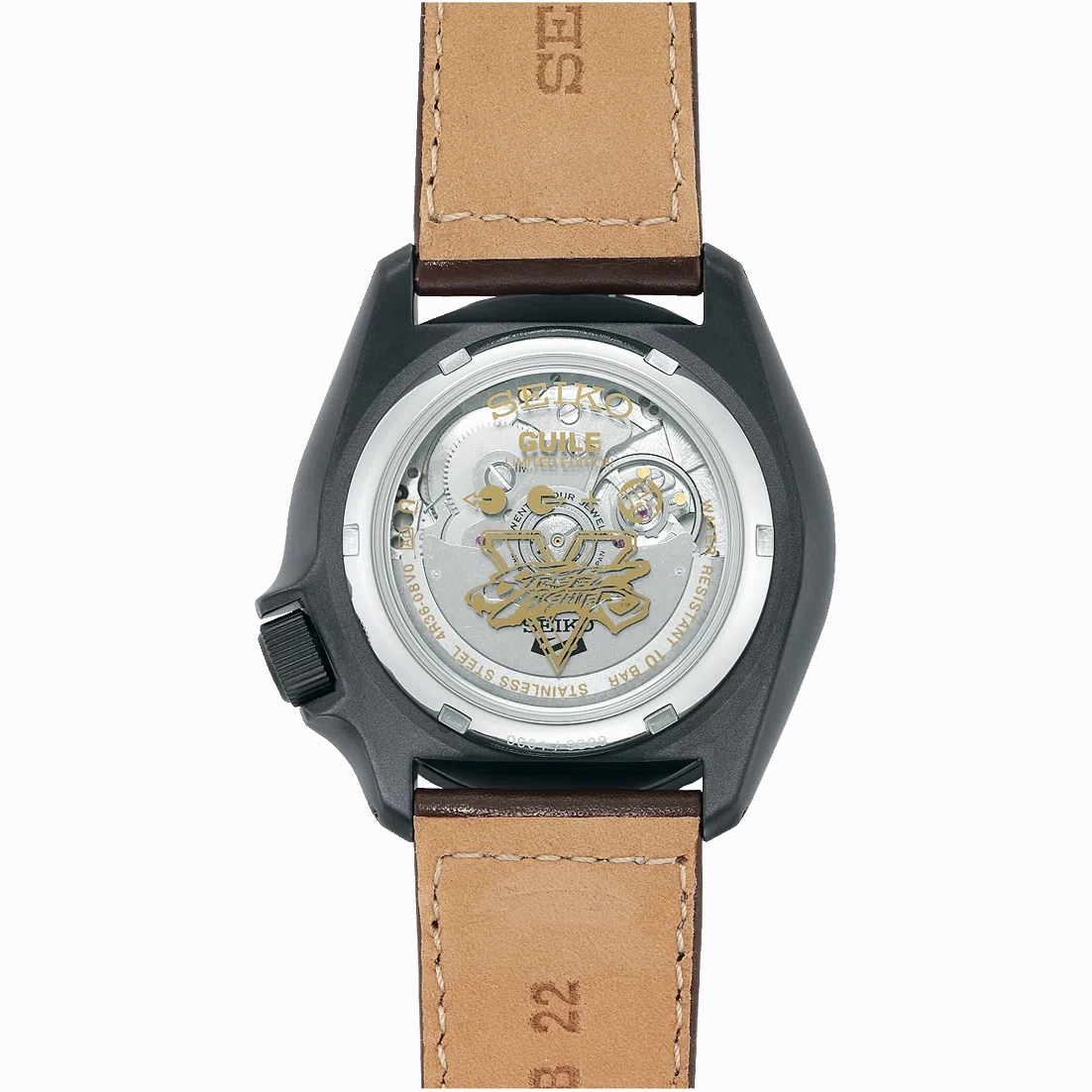 Seiko 5 SRPF21K1 Street Fighter "Guile" Automatic Watch for Men's