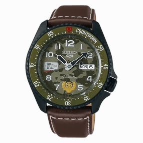 Seiko 5 SRPF21K1 Street Fighter "Guile" Automatic Watch for Men's