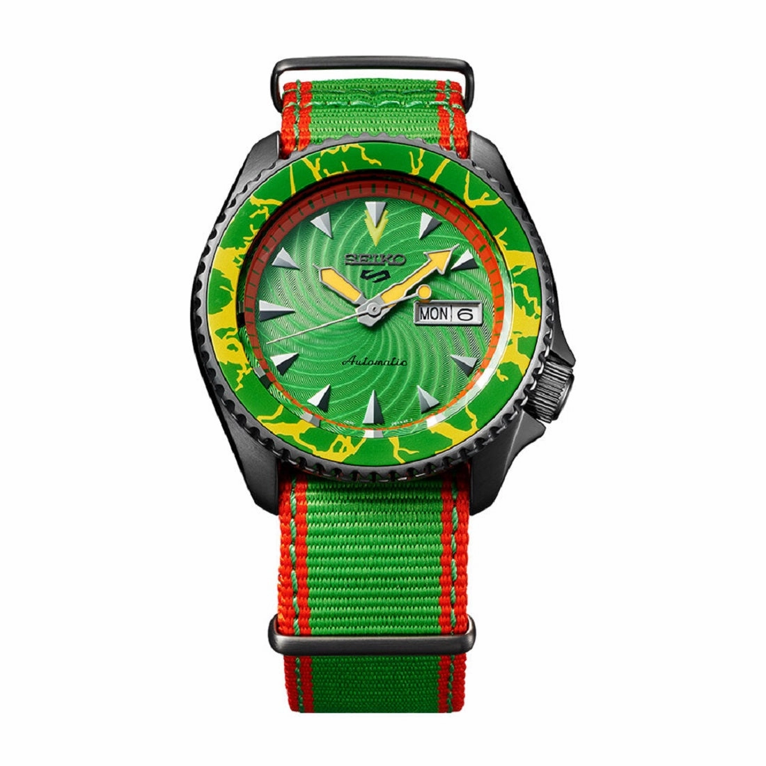 Seiko 5 SRPF23K1 Street Fighter "Blanka" Automatic Watch for Men's