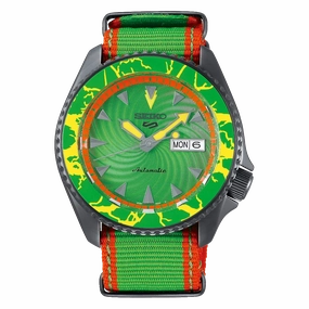 Seiko 5 SRPF23K1 Street Fighter "Blanka" Automatic Watch for Men's