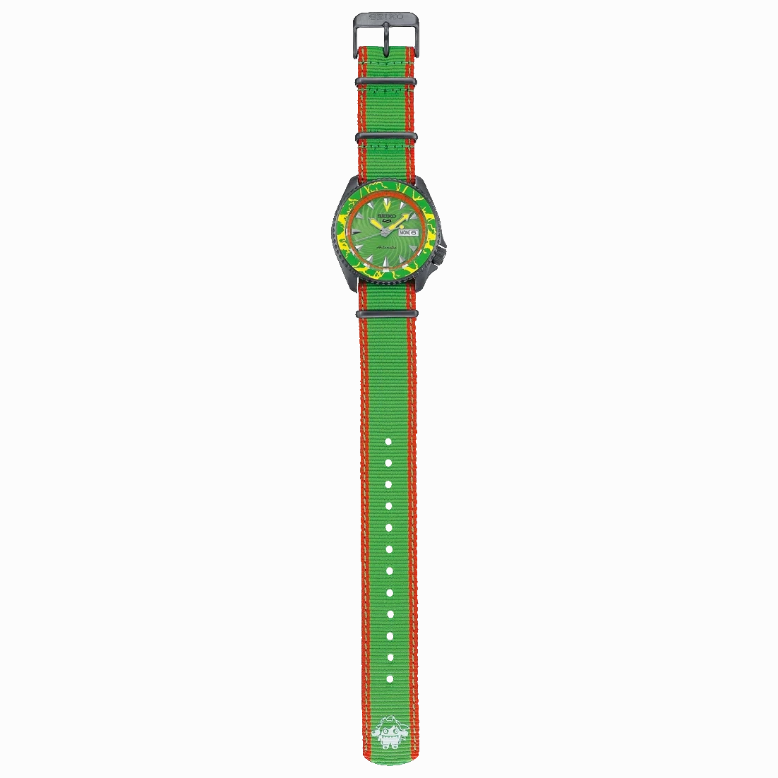 Seiko 5 SRPF23K1 Street Fighter "Blanka" Automatic Watch for Men's