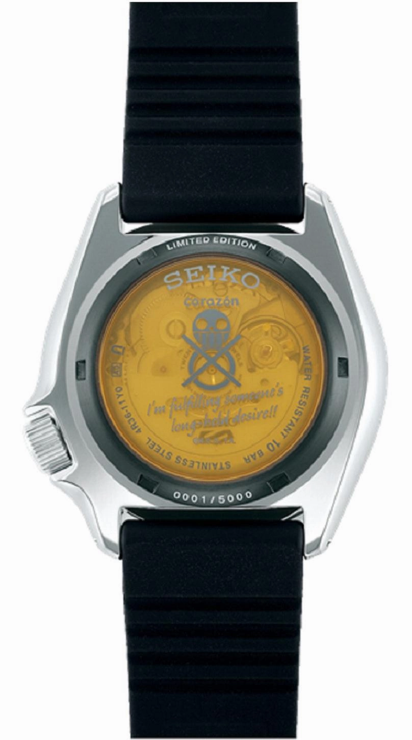 Seiko 5 SRPH63K1 Sports One Piece Law Limited Ed Automatic Watch Men