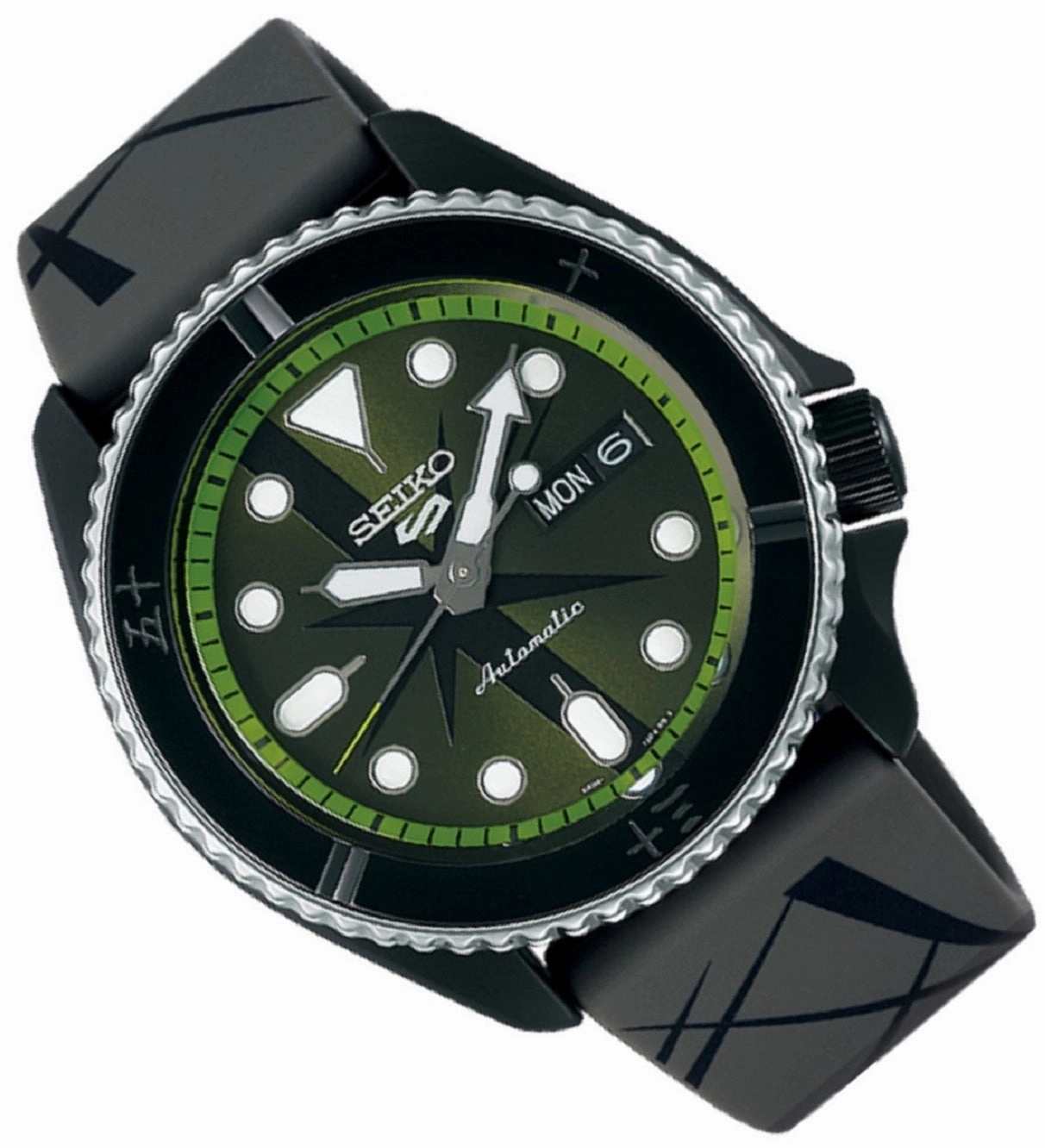 Seiko 5 SRPH67K1 Sports One Piece  Zoro Limited Edition Automatic Watch Men