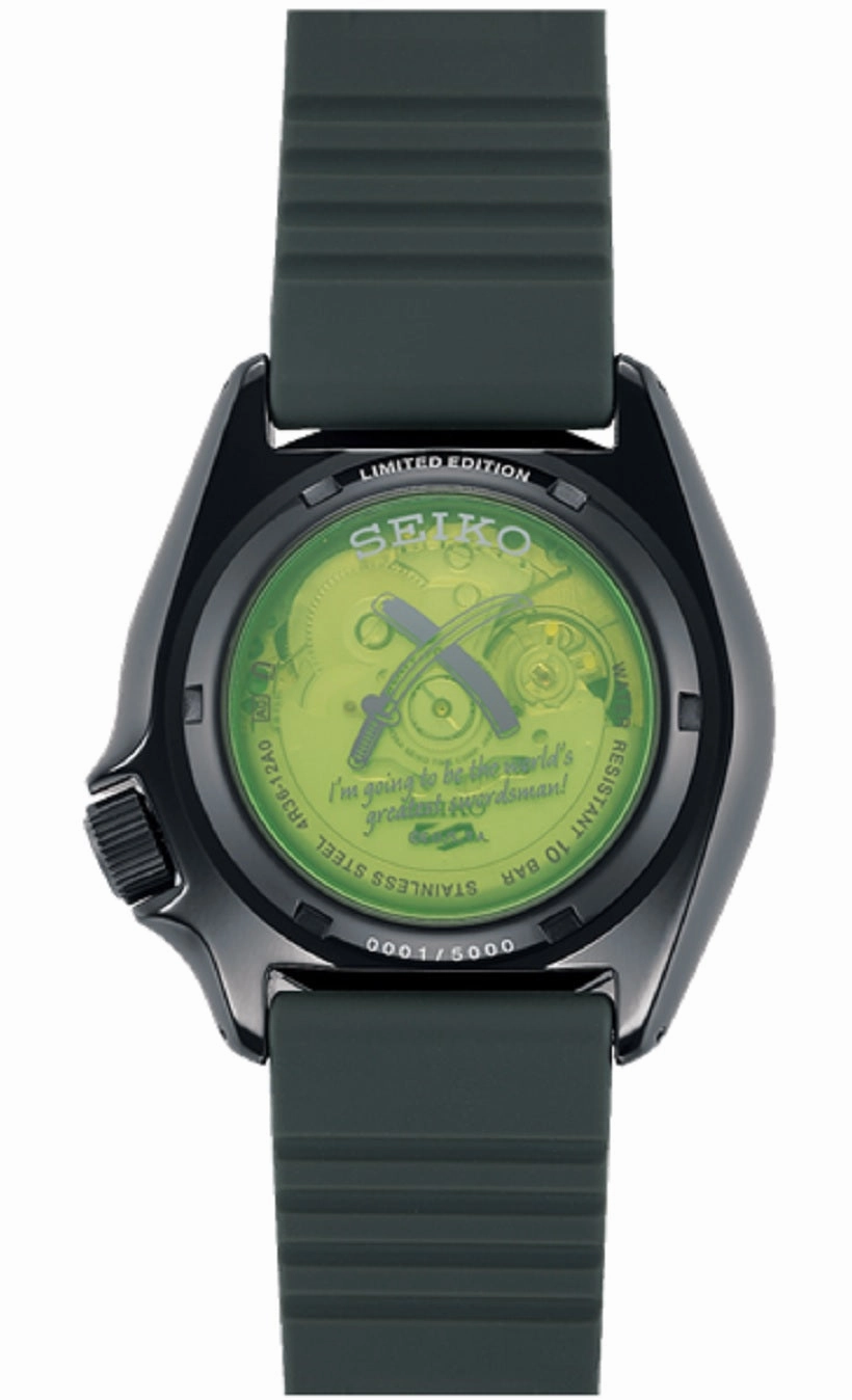 Seiko 5 SRPH67K1 Sports One Piece  Zoro Limited Edition Automatic Watch Men