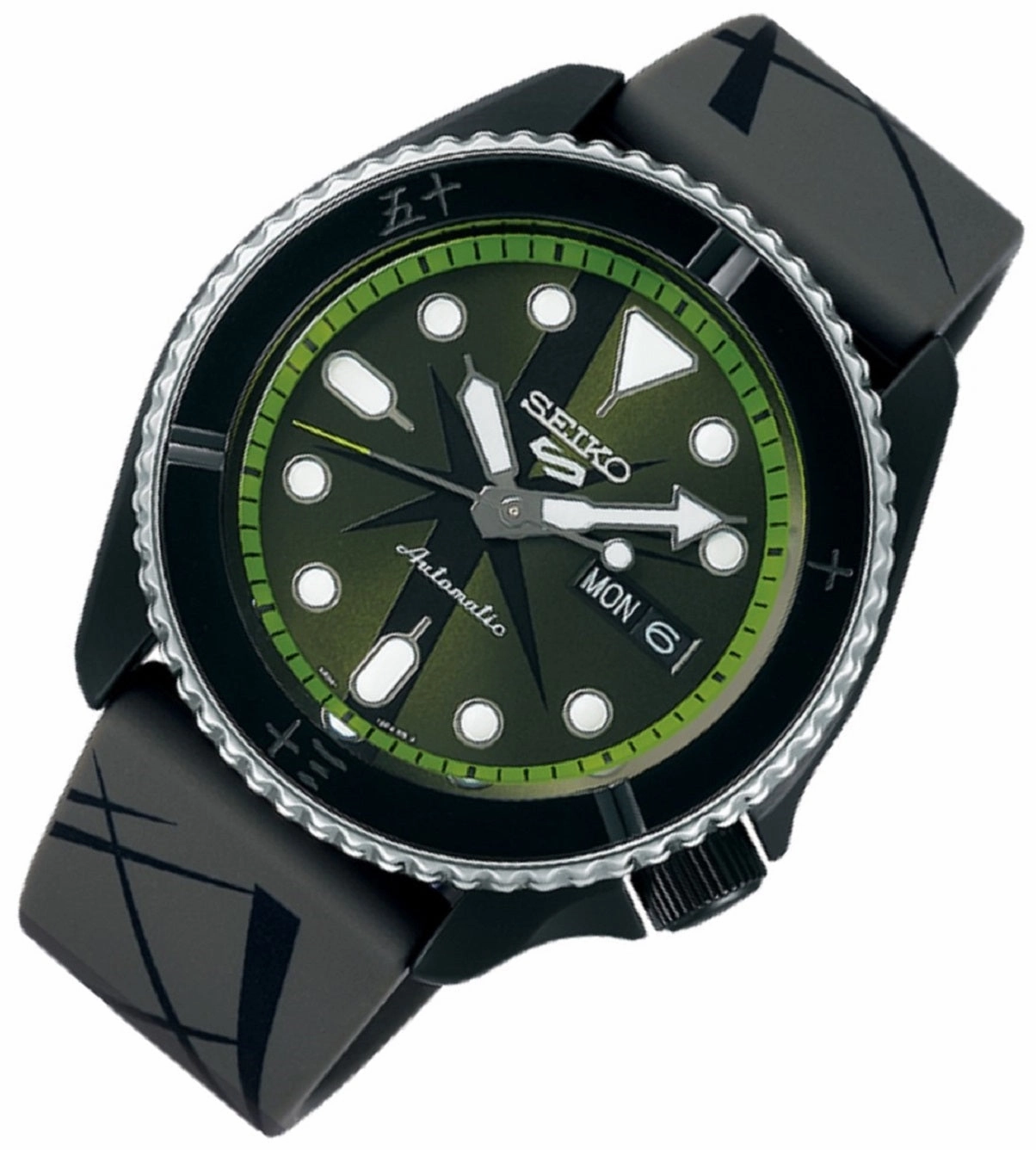 Seiko 5 SRPH67K1 Sports One Piece  Zoro Limited Edition Automatic Watch Men