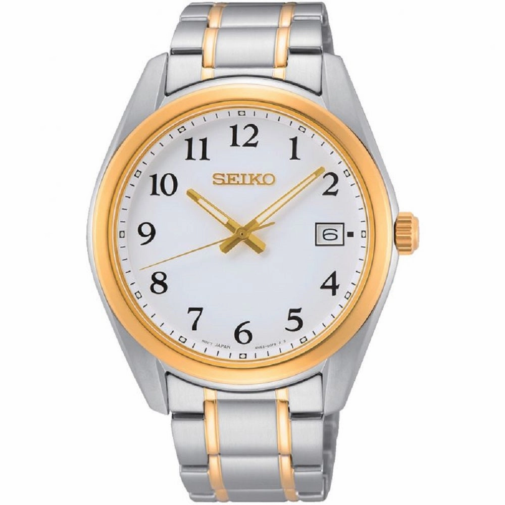 Seiko Classic Two Tone Mens Watch SUR460P1