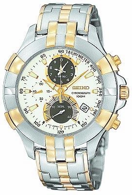 Seiko Men's 1/100 Second Retrograde Chronograph SPC012