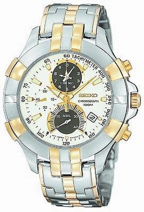 Seiko Men's 1/100 Second Retrograde Chronograph SPC012