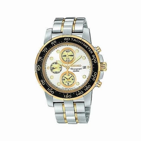 Seiko Men's Alarm Chronograph Watch SNAB62