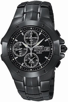 Seiko Men's Coutura Alarm Chronograph Watch SNAC41