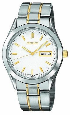 Seiko Men's Day Date Quartz Dress Watch SGFA05
