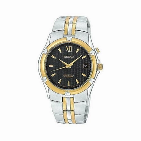Seiko Men's Two Tone Perpetual Calendar Watch SNQ068