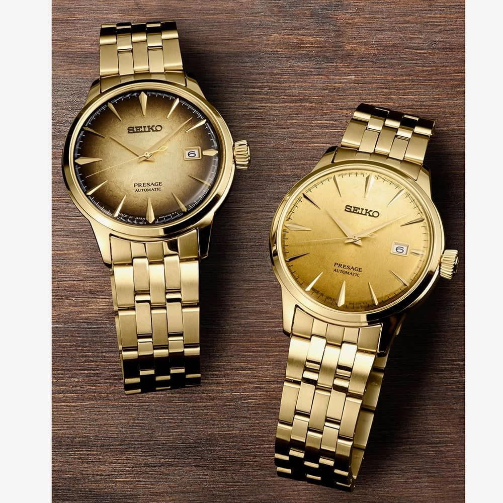 Seiko Presage Beer Julep Cocktail Time Mens Watch SRPK46J1