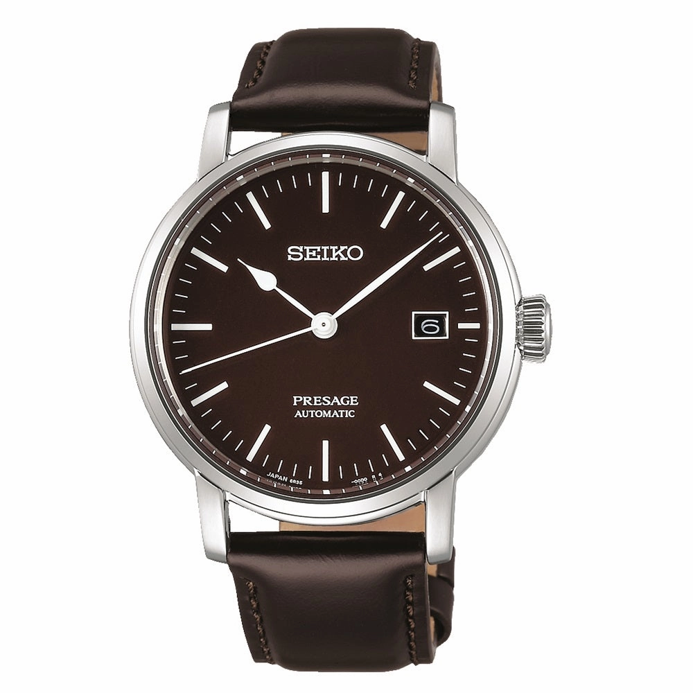 Seiko Presage Craftmanship Series Automatic Mens Watch SPB115J1 - Brown Enamel Dial