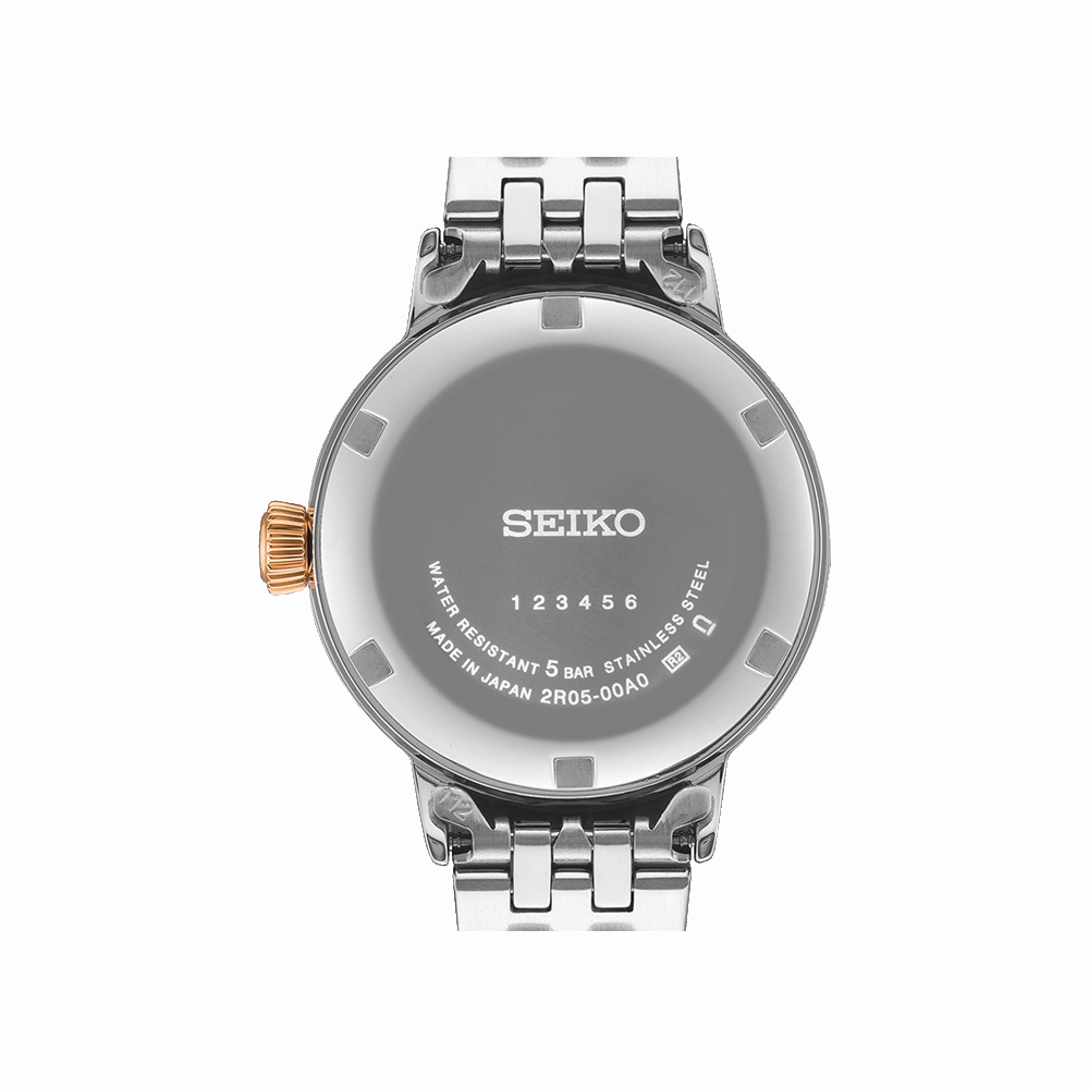 Seiko Presage Elegant Automatic Watch with Diamonds SRE009J